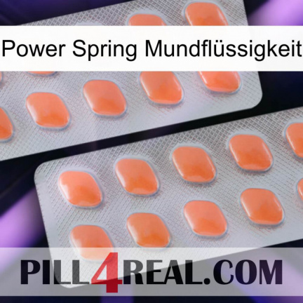Power Spring Mundflüssigkeit 27